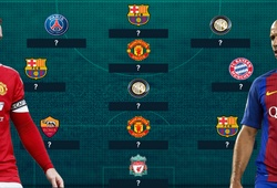 Barca và Man Utd dẫn đầu... "đội hình ăn hại" mùa 2016/17