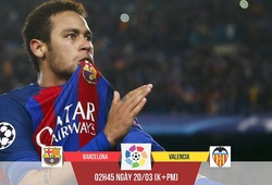 Barcelona - Valencia: Khi Neymar còn... “mắn” hơn cả Messi
