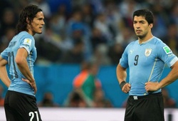 ĐT Uruguay: Cavani khó lấp đầy chỗ trống Suarez để lại