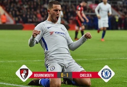 Kết quả bóng đá: Hazard hạ "mồi ngon Bournemouth" giúp Chelsea lấy 3 điểm