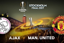Link xem trực tiếp chung kết Europa League 2017: Ajax - Man Utd