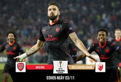 Link xem trực tiếp trận Arsenal - Red Star Belgrade