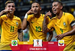 Link xem trực tiếp trận Brazil - Ecuador