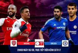 Arsenal và Chelsea "trình làng" hàng công mới ở Siêu Cúp Anh 2017