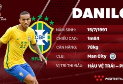 Thông tin cầu thủ Danilo của ĐT Brazil dự World Cup 2018