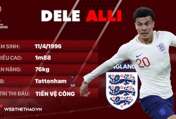 Thông tin cầu thủ Dele Alli của ĐT Anh dự World Cup 2018