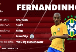 Thông tin cầu thủ Fernandinho của ĐT Brazil dự World Cup 2018
