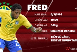  Thông tin cầu thủ Fred của ĐT Brazil dự World Cup 2018