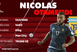 Thông tin cầu thủ Otamendi của ĐT Argentina dự World Cup 2018