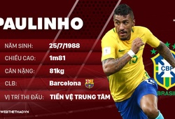  Thông tin cầu thủ Paulinho của ĐT Brazil dự World Cup 2018