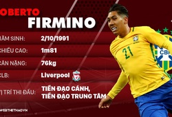 Thông tin cầu thủ Roberto Firmino của ĐT Brazil dự World Cup 2018