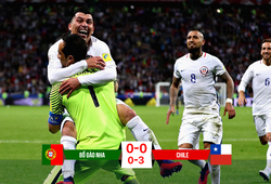 Video: Bravo đẩy 3 quả đá 11m, Chile hạ Bồ Đào Nha ở bán kết Confed Cup