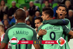 Video: Ronaldo kiến tạo giúp Bồ Đào Nha thắng nhọc Hungary