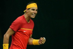 Chưa bình phục 100%, Rafael Nadal vẫn "gánh team" tại Davis Cup