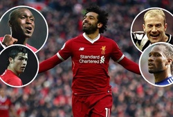 Salah ở vị trí nào trong Top Vua phá lưới xuất sắc nhất lịch sử Ngoại hạng Anh?