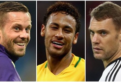 Neymar và những ngôi sao nào có thể lỡ hẹn World Cup 2018?
