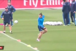 Bale chuyền bóng giống hệt Ronaldo