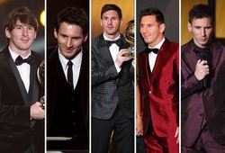 Câu chuyện trang phục của Messi tại các Gala QBV