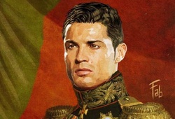 Ronaldo và loạt sao hóa tướng quân dưới nét vẽ nghệ thuật