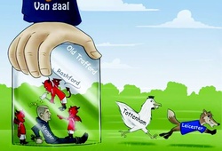 Van Gaal dùng “tiểu Quỷ” hạ Wenger. 