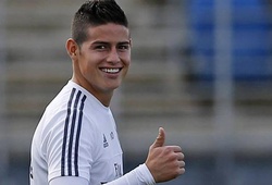 Zidane lên chức, James Rodriguez khấp khởi mừng thầm