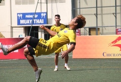 Cựu tuyển thủ Long Giang giữ nhiệt với trái bóng ở sân chơi phong trào