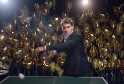 Roger Federer sẽ theo nghiệp... bóng bàn sau khi từ giã tennis?
