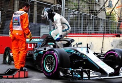 Bottas mất chức vô địch Azerbaijan GP cho Hamilton vì đen đủi?