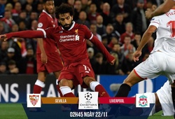 Link xem trực tiếp bóng đá C1 trận Sevilla - Liverpool