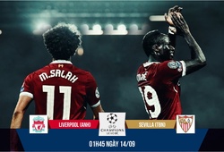 Link xem trực tiếp trận Liverpool - Sevilla 