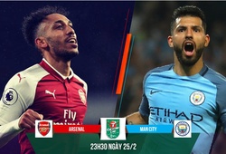 Những thống kê định đoạt trận chung kết Cúp Liên đoàn Anh Arsenal - Man City