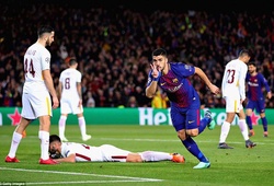 Suarez giải cơn khô hạn, Barca vùi dập Roma với tỷ số kinh hoàng