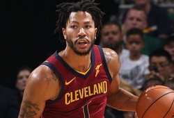 NBA 2017-18: Derrick Rose dính chấn thương ngày Cavaliers thắng trận