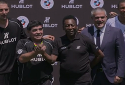 Video: Pelé và Maradona so tài trước thềm EURO 2016