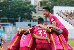 Video: Tiến Duy ghi bàn từ giữa sân giúp Sài Gòn FC thắng đậm Long An