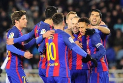 Video: Neymar lập công, Barcelona "phá dớp" trước Sociedad