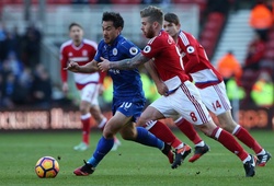 Video: Middlesbrough, Leicester cầm chân nhau trong trận cầu không bàn thắng