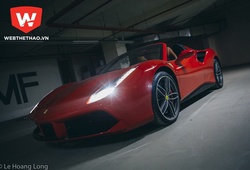 Mãnh thú Ferrari 488 Spider khoe dáng trong đêm