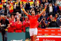 Rafael Nadal bùng nổ đưa Tây Ban Nha vào bán kết Davis Cup
