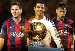Neymar tranh Bóng vàng  với Ronaldo, Messi
