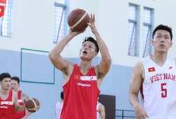 Đội tuyển bóng rổ Việt Nam dự SEA Games thực hiện hơn 300 cú ném mỗi buổi tập