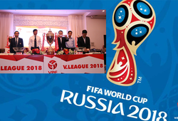 V.League 2018 đá... bất chấp World Cup diễn ra tại Nga