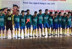 Cầu thủ bị tố gian lận tuổi khoác áo Thanh Hoá ở giải U11 năm 2015