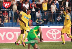 Uche ghi bàn duy nhất, FLC Thanh Hóa củng cố ngôi đầu bảng