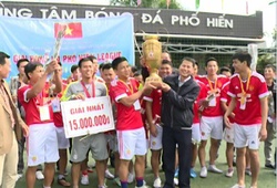 Hồng Tiến vô địch giải  Phố Hiến League 2015