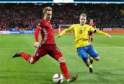 Thụy Điển 2-1 Đan Mạch: Thua sát nút, Đan Mạch còn cơ hội