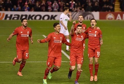 Video lượt về vòng 1/16 Europa League: Liverpool 1-0 Augsburg