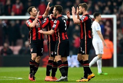 Video Ngoại hạng Anh: Bournemouth 3-2 Swansea