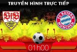 02h00 &#8211; Truyền hình trực tiếp: Stuttgart vs Bayern M