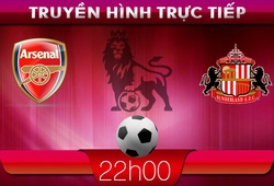 22h00 22/2 &#8211; Truyền hình trực tiếp: Arsenal vs Sunderland